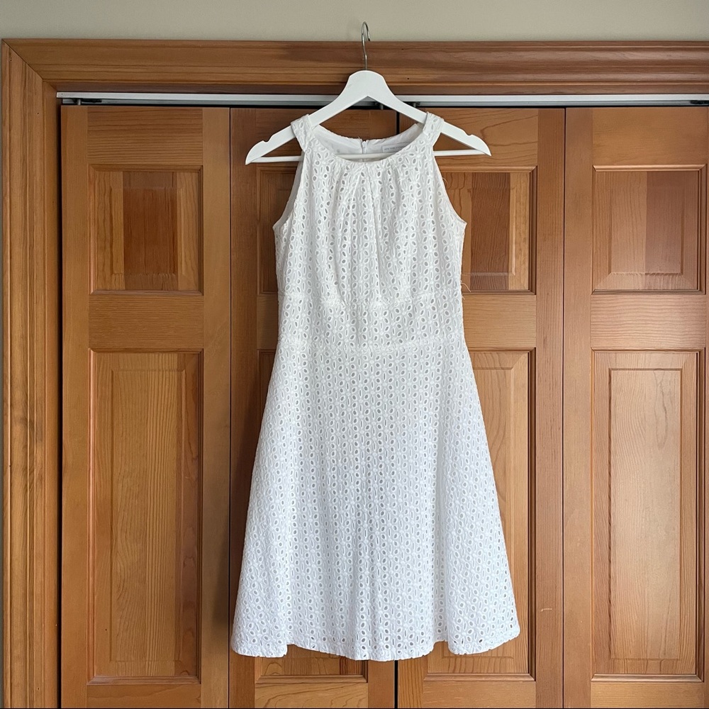 White Eyelet Dress